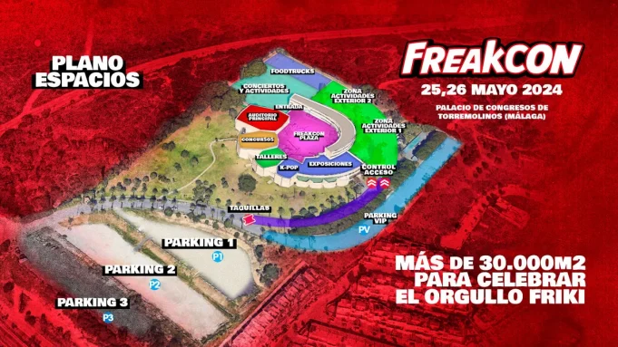 La FreakCon albergará este año 15 mil metros cuadrados al aire libre